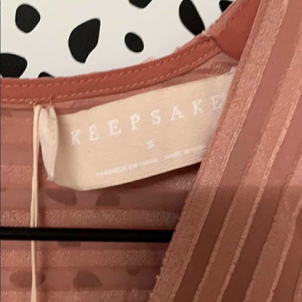 Keepsake The Label Waterfall Rosewood Dress- worn once - Picture 5 of 7